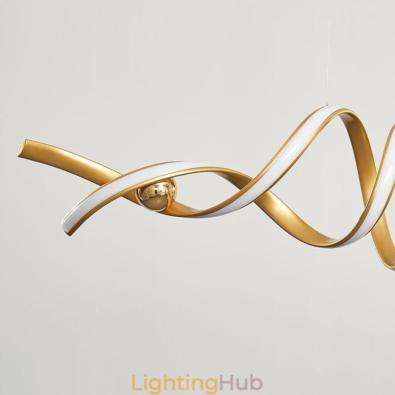 Minimalist Pendant Light Aluminum Art Minimalist Spiral Ceiling Light