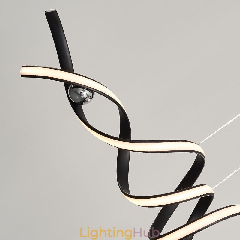 Minimalist Pendant Light Aluminum Art Minimalist Spiral Ceiling Light
