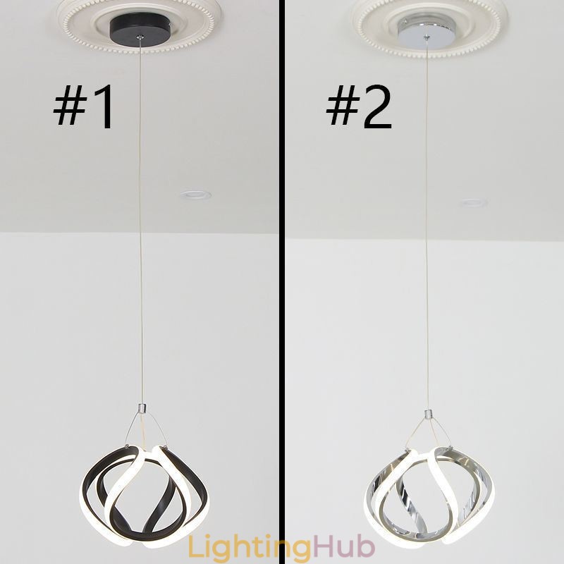 Pendant Light Aluminum Art Small Pumpkin Ceiling Light