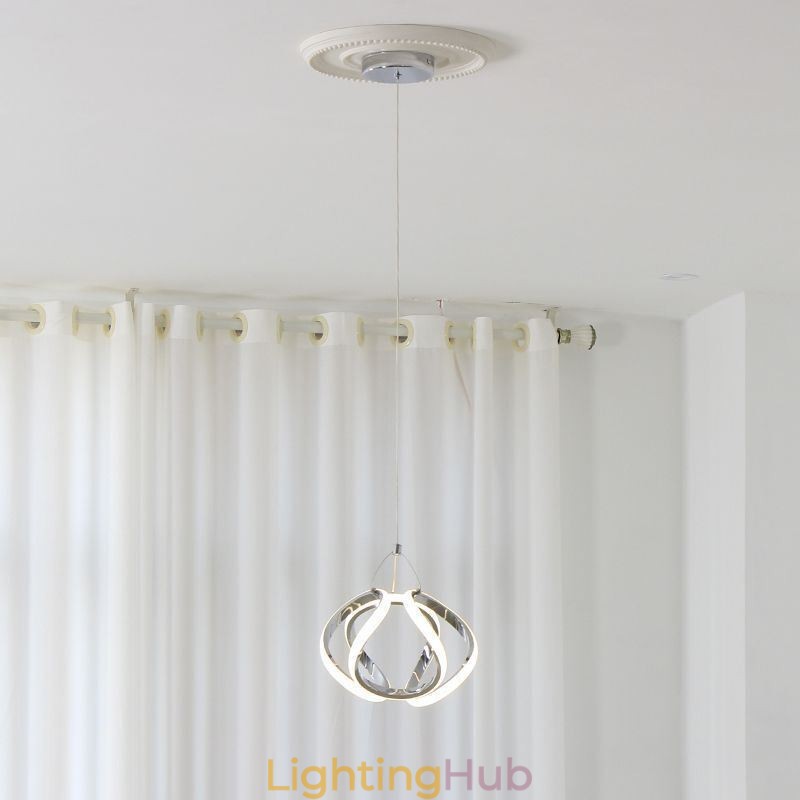 Pendant Light Aluminum Art Small Pumpkin Ceiling Light