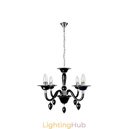 Modern Black Chandelier with 4 light Modern Black Chandelier with 4 light