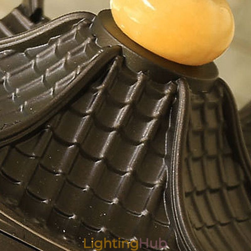 Chinese Outdoor Light Waterproof Hexagon Gazebo Pendant Light