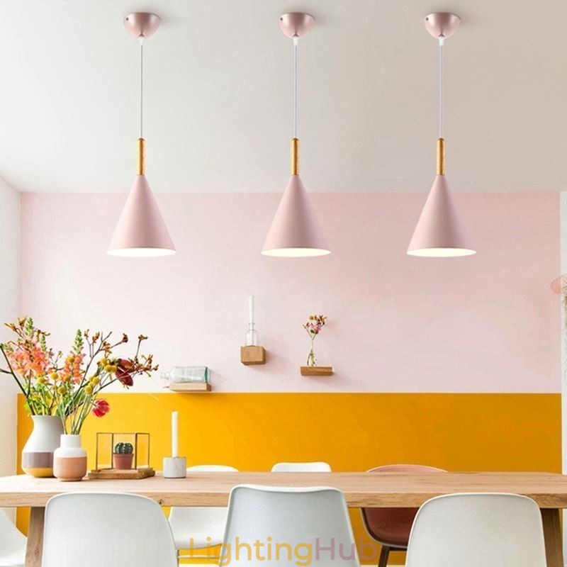 Nordic Macaron Pendant Light Single Head Pendant Lamp