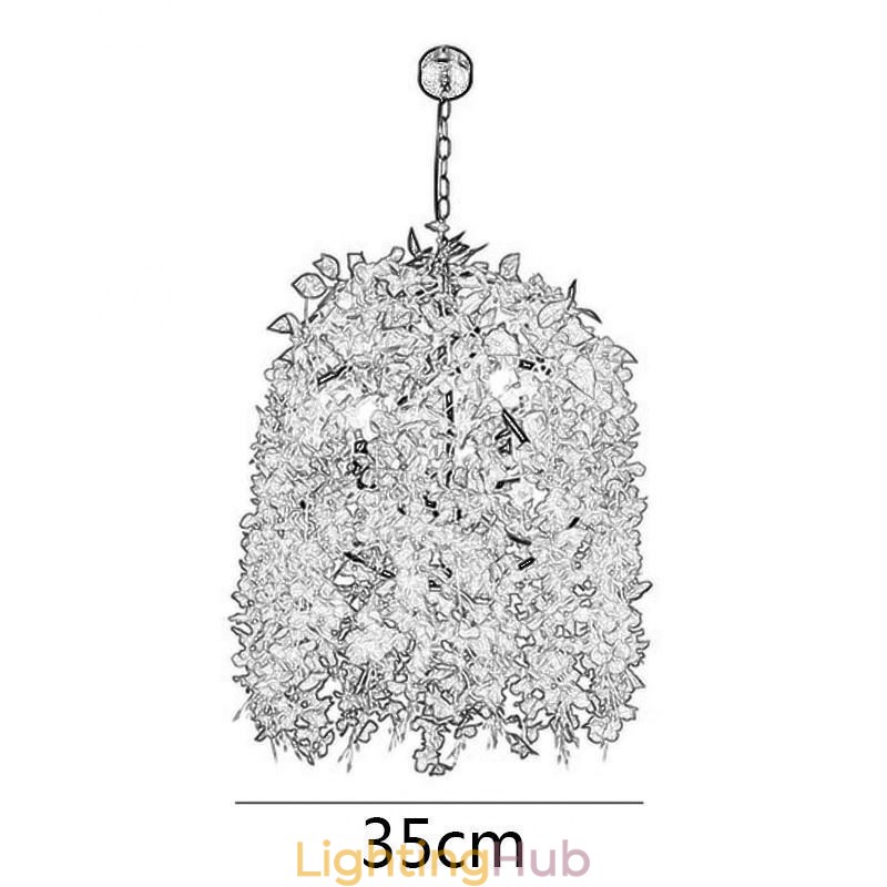 Modern Plant Light Decorative Industial Style Chandelier Shop Music