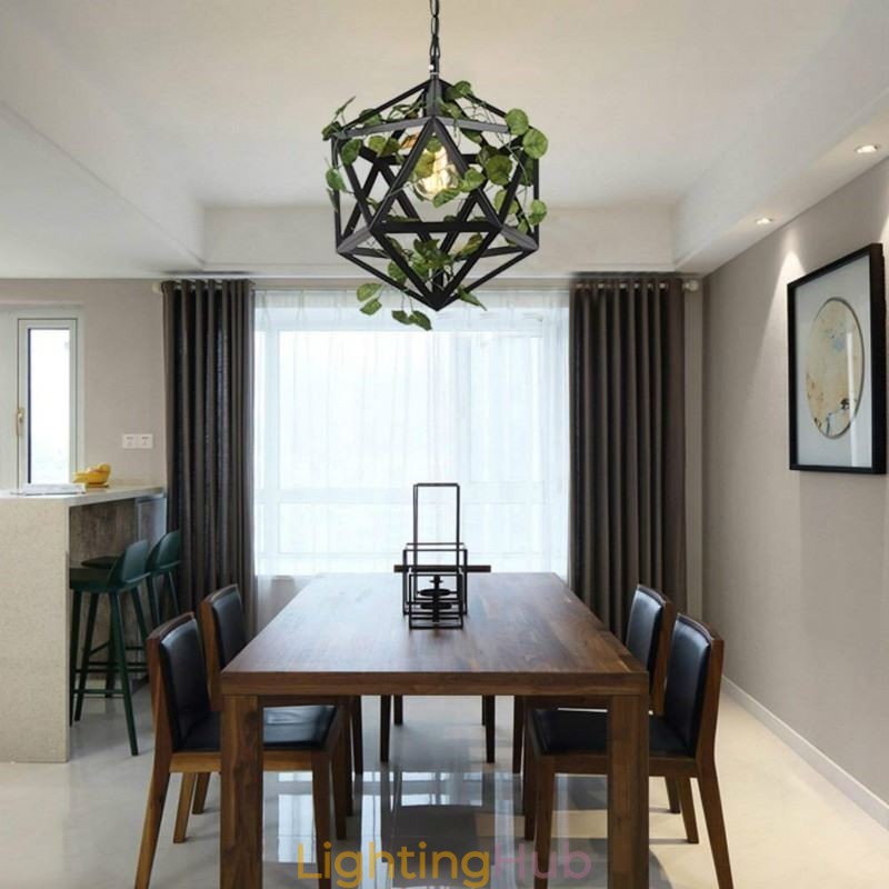 Industrial Vintage Pendant Light Iron Birdcage Pendant Lamp