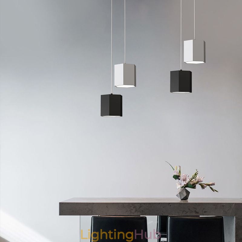 Modern Hexagonal Pendant Light Simple Hanging Lamp