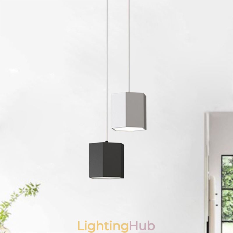 Modern Hexagonal Pendant Light Simple Hanging Lamp