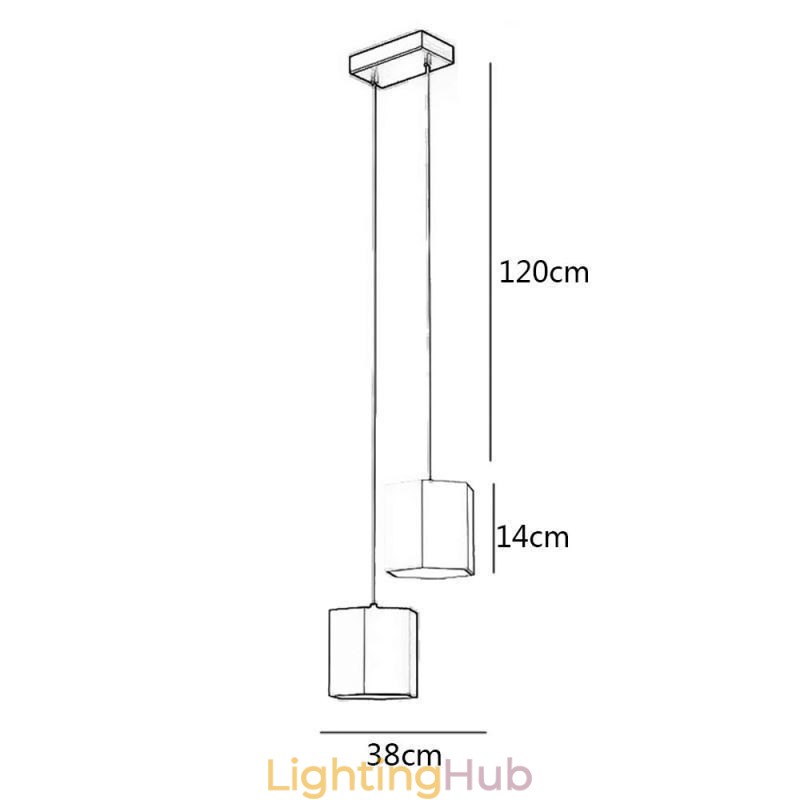 Modern Hexagonal Pendant Light Simple Hanging Lamp