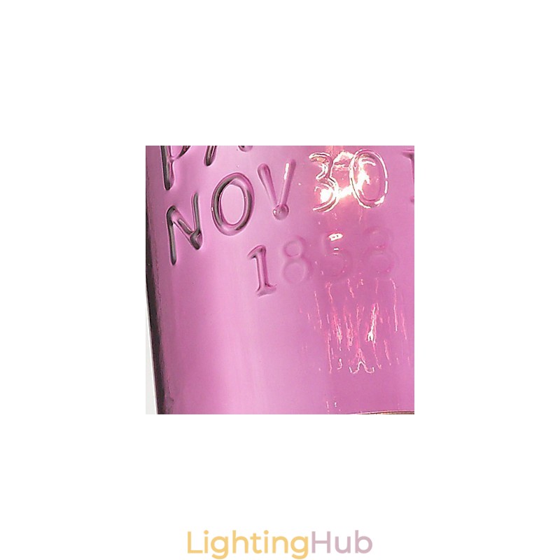 1 Light Modern Glass Pendant Light in Transparent Bubble Design