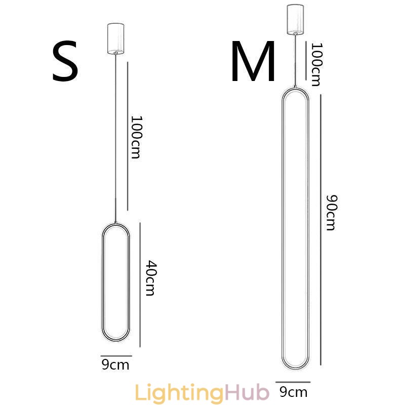 Modern Pendant Light Minimalist Oval Pendant Lighting