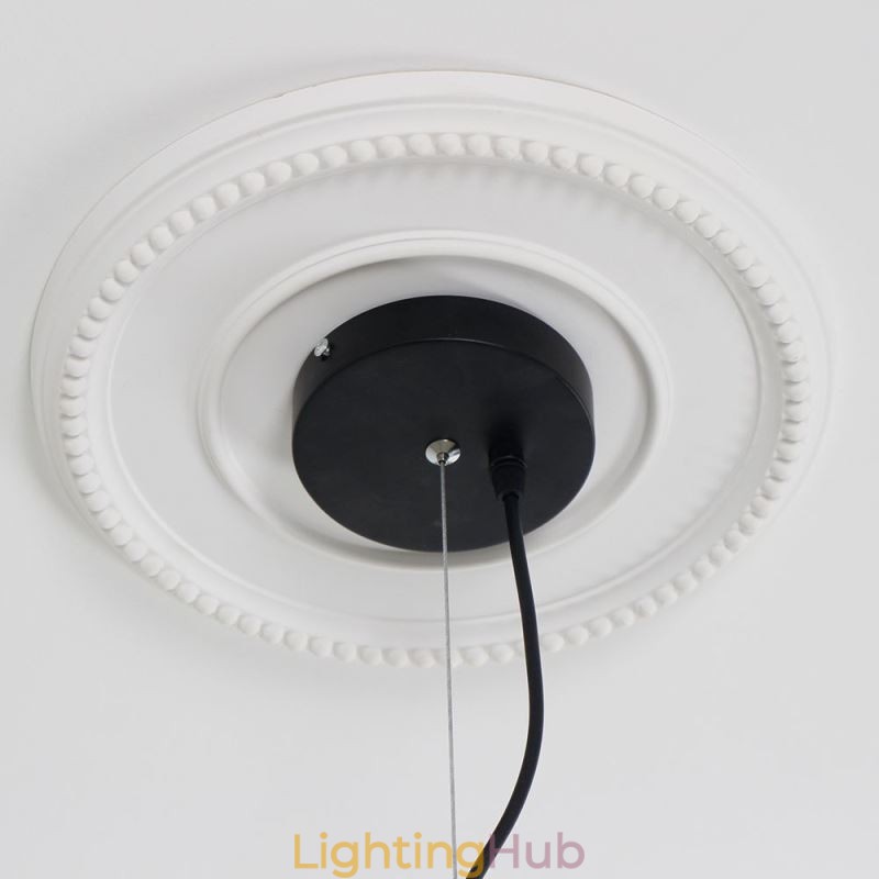 Modern Iron Chandelier Simple Iron Pendant Light