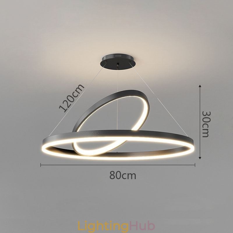 Modern Pendant Light Circle Rings Acrylic Pendant Lamp