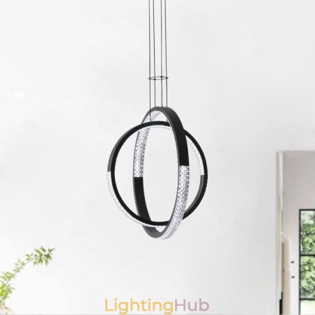 Modern Chandelier 2 Rings Pendant Lighting Dining Modern Chandelier 2 Rings Pendant Lighting Dining