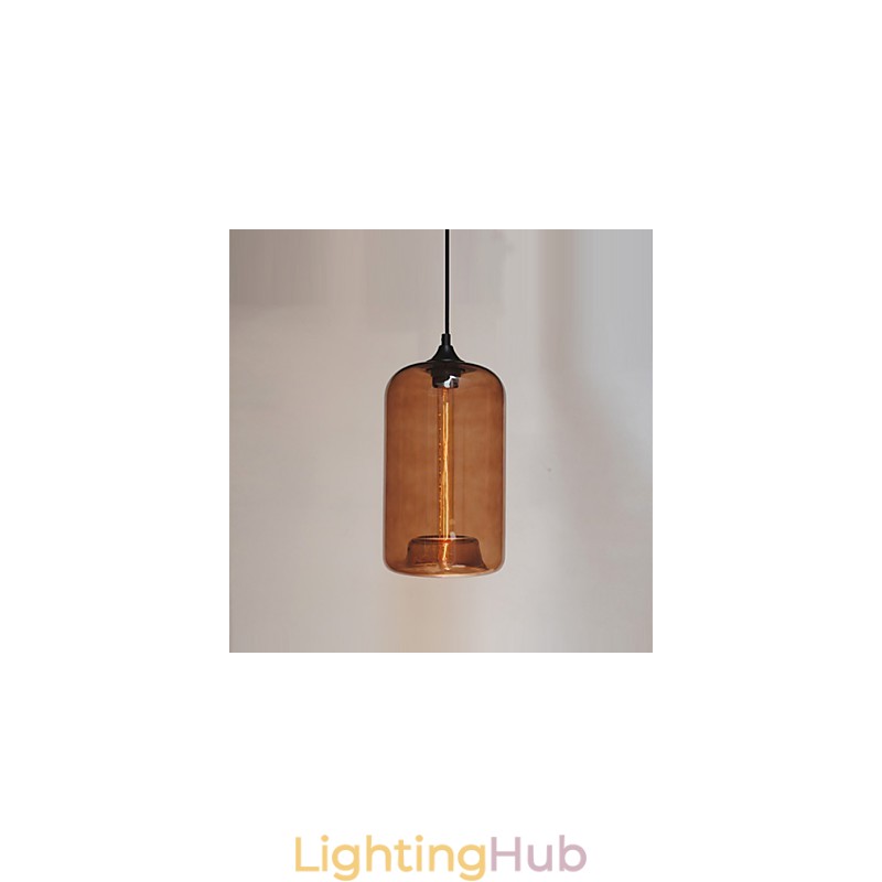 Bottle Design Pendant 1 Light Minimalist Iron Painting