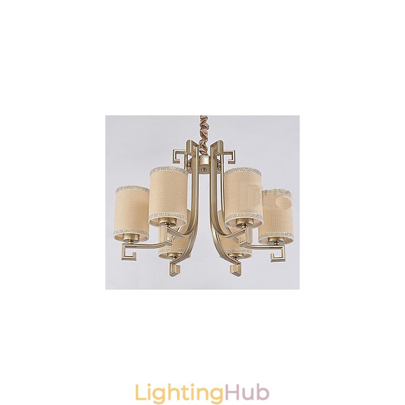 The Chinese Style Chandelier Iron Copper Imitation Air Lamps
