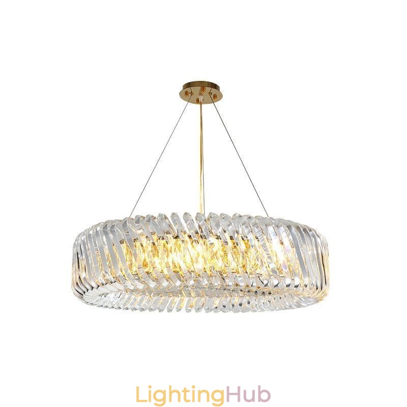 European Pendant Light Round Glass Decoration Hanging Lamp