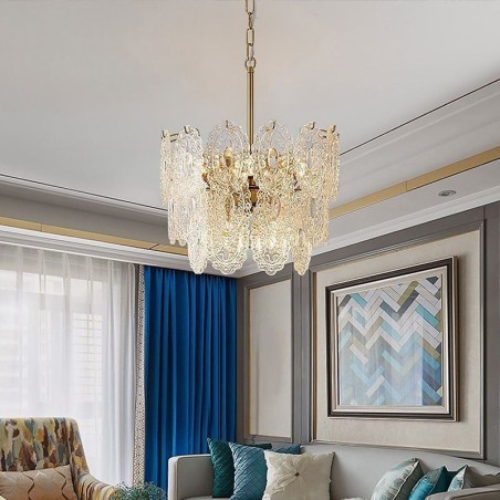 Modern Glass Pendant Light Decoration Bronze Gold Chandelier Modern Glass Pendant Light Decoration Bronze Gold Chandelier
