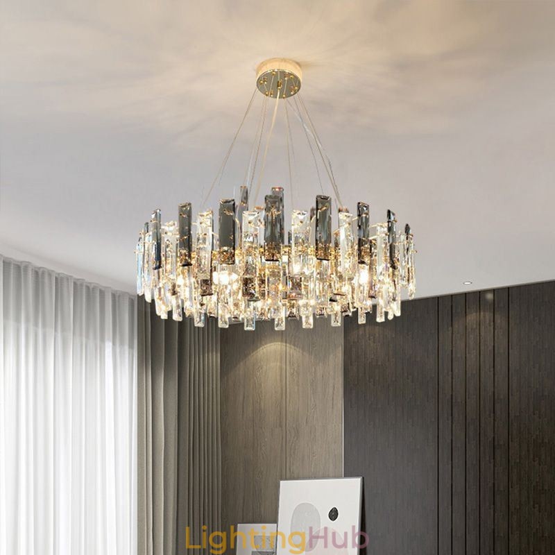 Luxury Glass Chandelier European Style Pendant Light