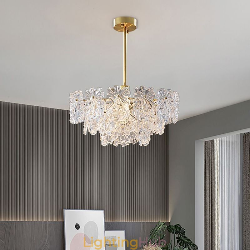 Luxury Pendant Light Home Décor Glass Chandelier Living