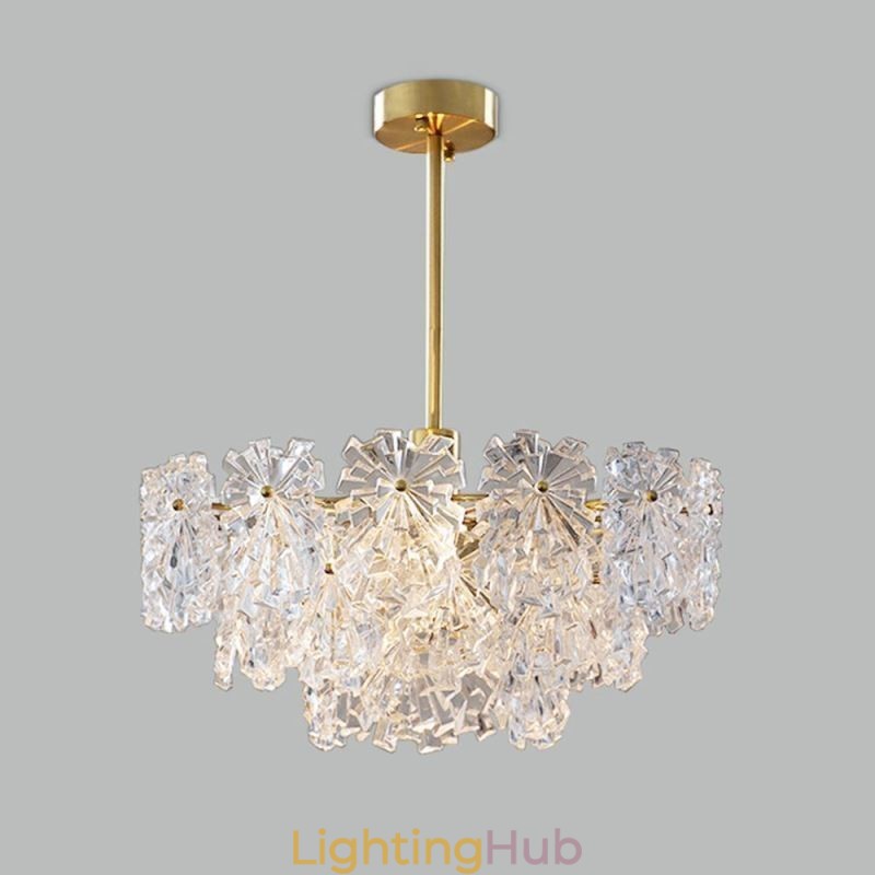 Luxury Pendant Light Home Décor Glass Chandelier Living
