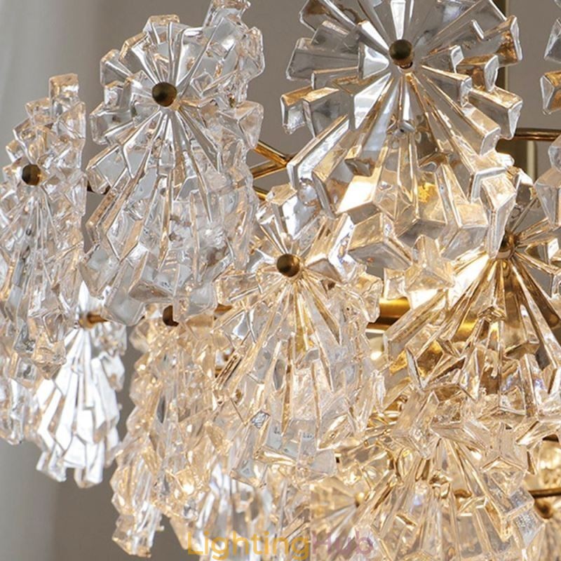 Luxury Pendant Light Home Décor Glass Chandelier Living