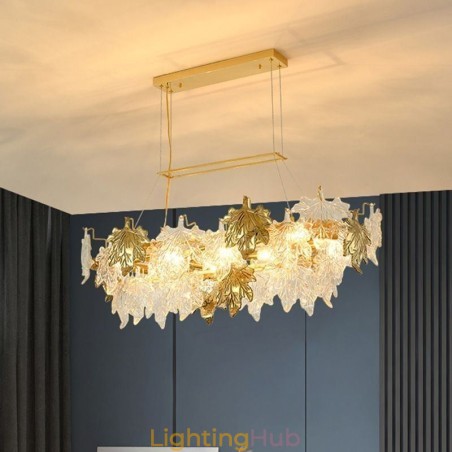 Maple Leaf Pendant Light Home Decor Glass Lighting Maple Leaf Pendant Light Home Decor Glass Lighting