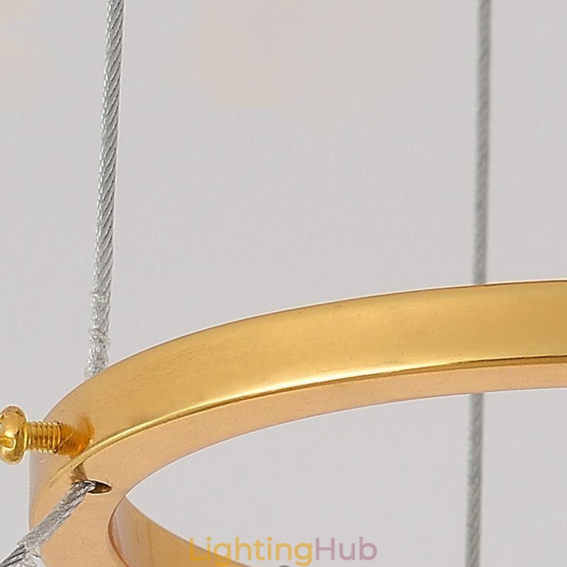 European Glass Hanging Light Fan Shaped Art Chandelier