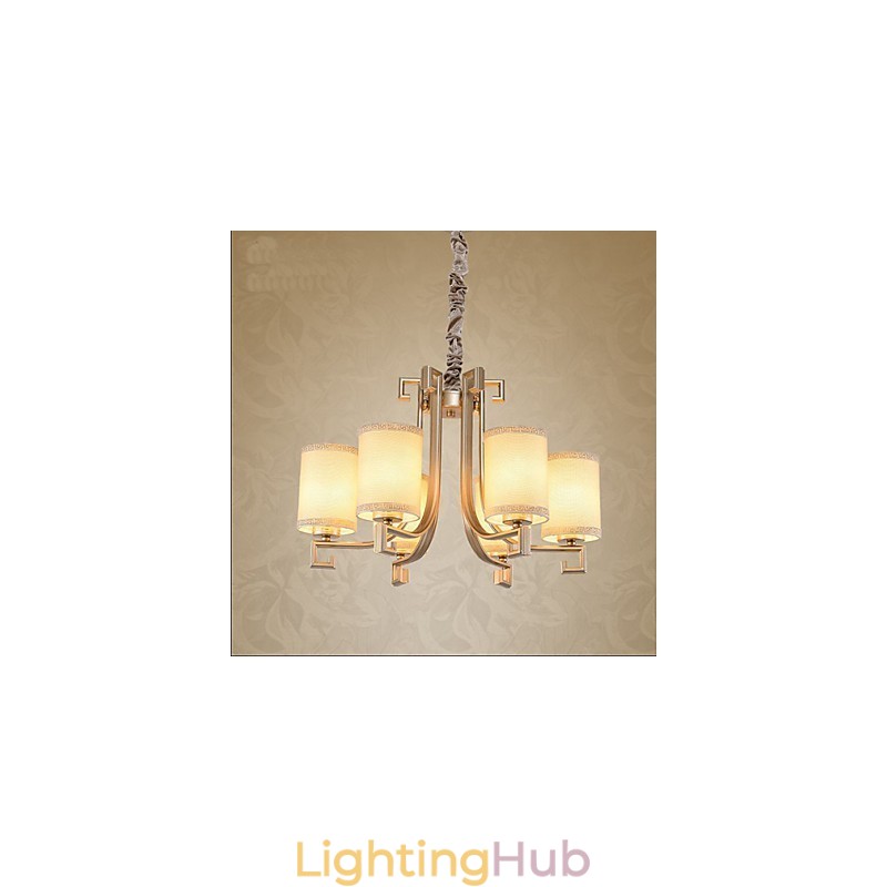 The Chinese Style Chandelier Iron Copper Imitation Air Lamps