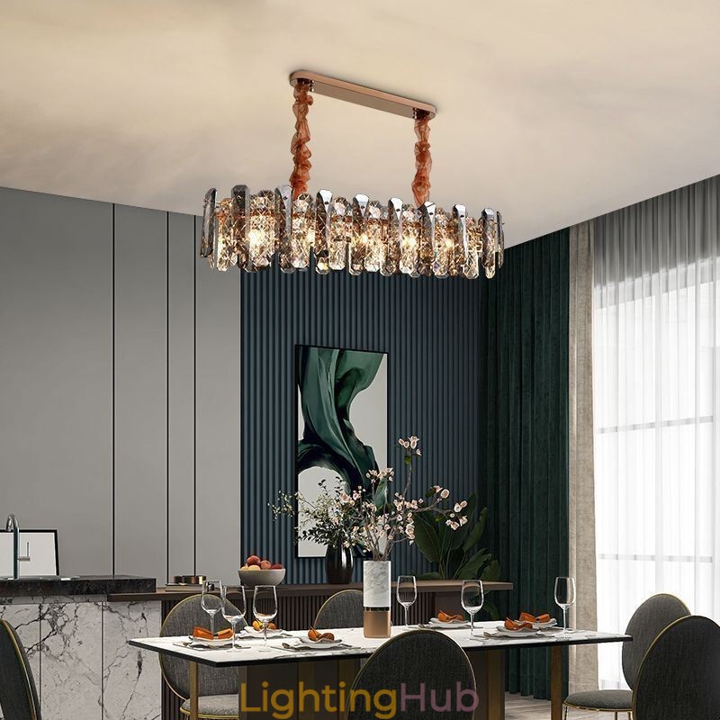Modern Glass Pendant Lighting Luxury Hanging Lighting Fixture Dining
