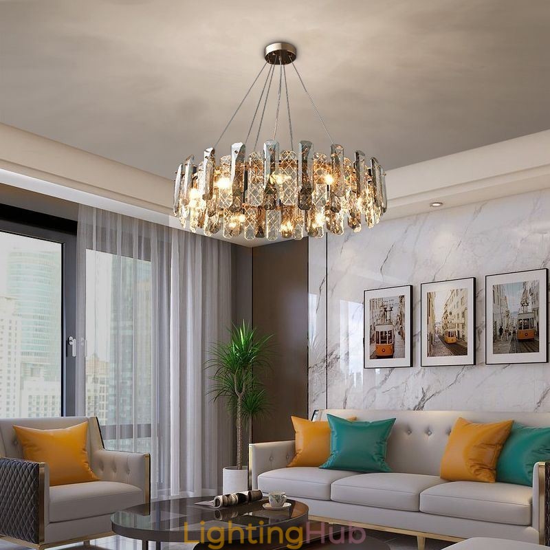 European Glass Pendant Light Luxury Hanging Lamp