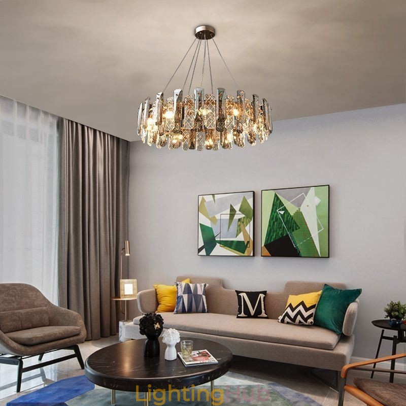 European Glass Pendant Light Luxury Hanging Lamp