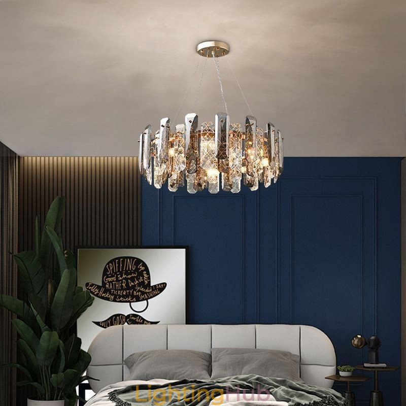 European Glass Pendant Light Luxury Hanging Lamp