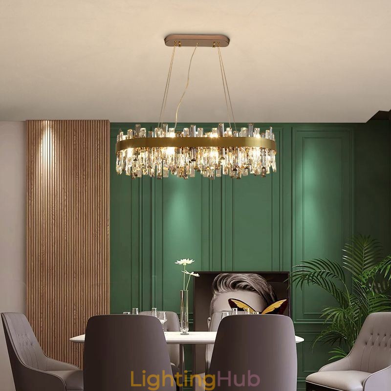 Light Luxury Chandelier Post Modern Glass Pendant Light