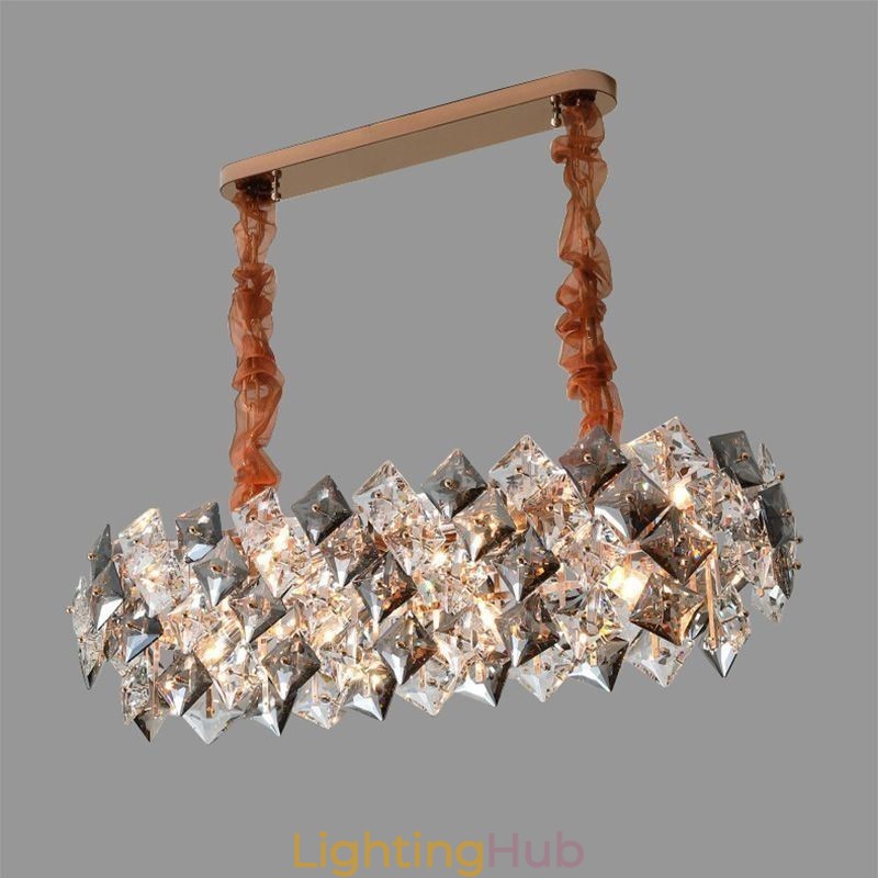 European Glass Chandelier Creative Light Luxury Pendant Lighting
