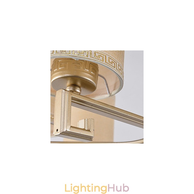 The Chinese Style Chandelier Iron Copper Imitation Air Lamps