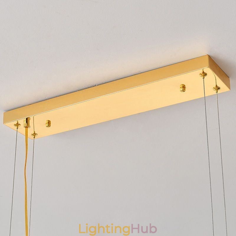 European Glass Pendant Light Fan Shaped Art Chandelier