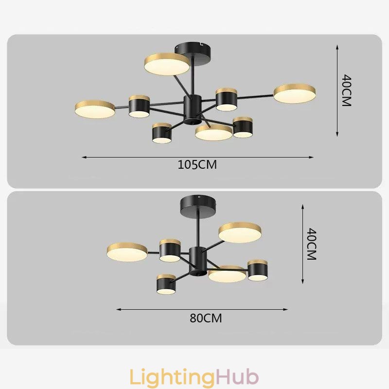 Chandelier Star Projection Pendant Light