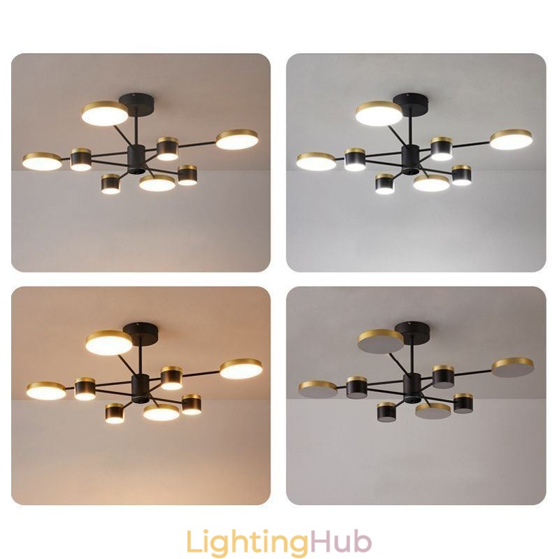 Chandelier Star Projection Pendant Light