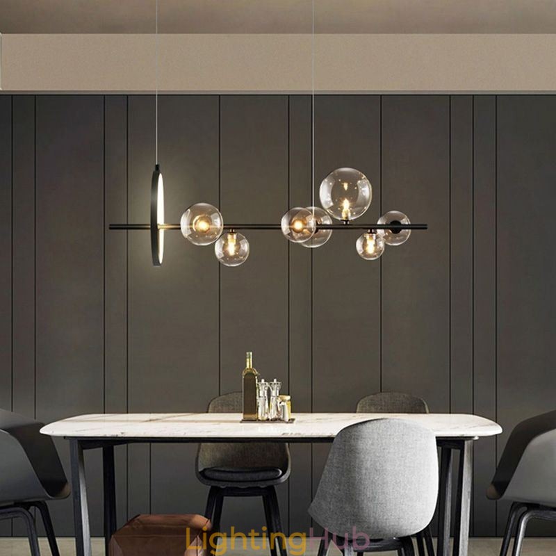 Modern Glass Bubble Pendant Light G9 Bulbs Chandelier