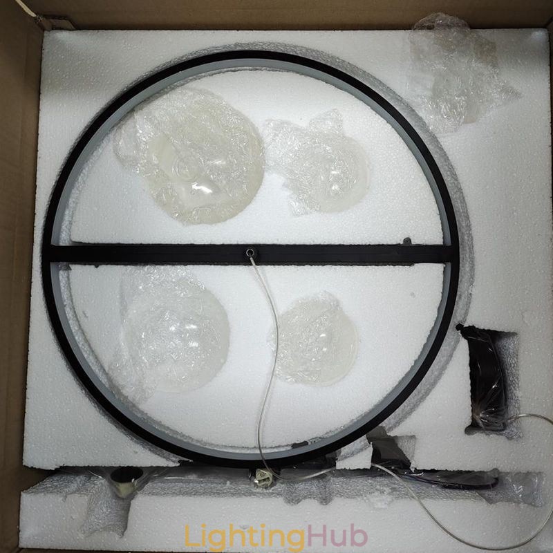 Modern Hanging Lights Fixture Chandelier Glass Bubble Pendant Light