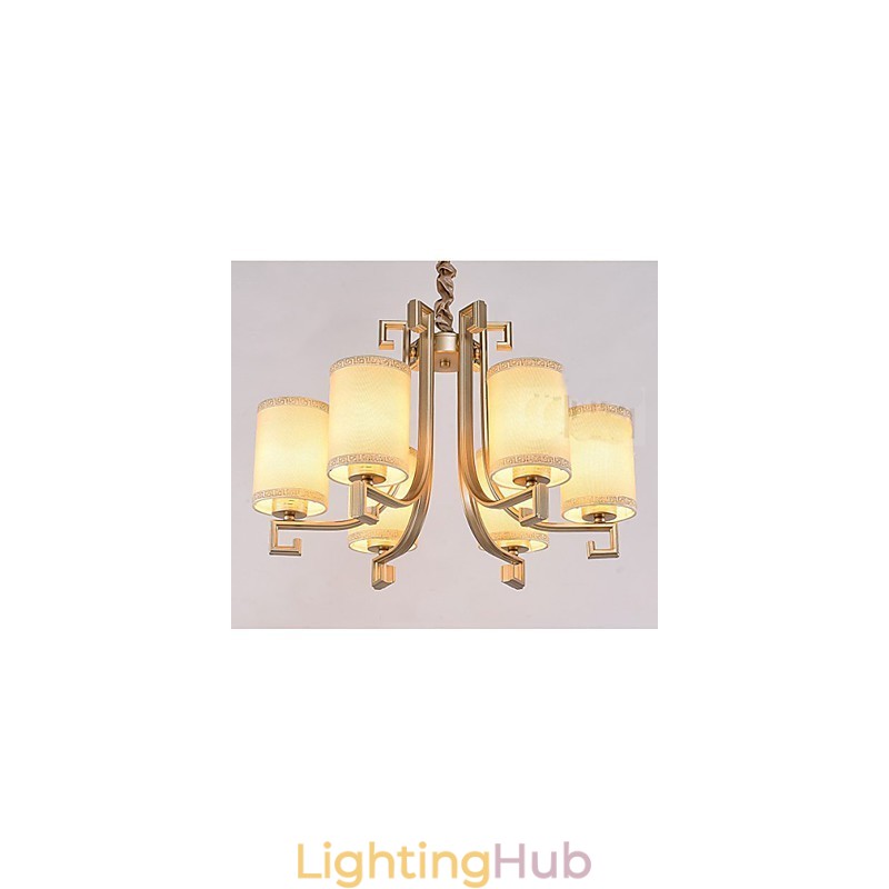 The Chinese Style Chandelier Iron Copper Imitation Air Lamps