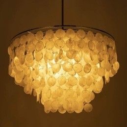 European Seashell Pendant Light Contemporary Hanging Light