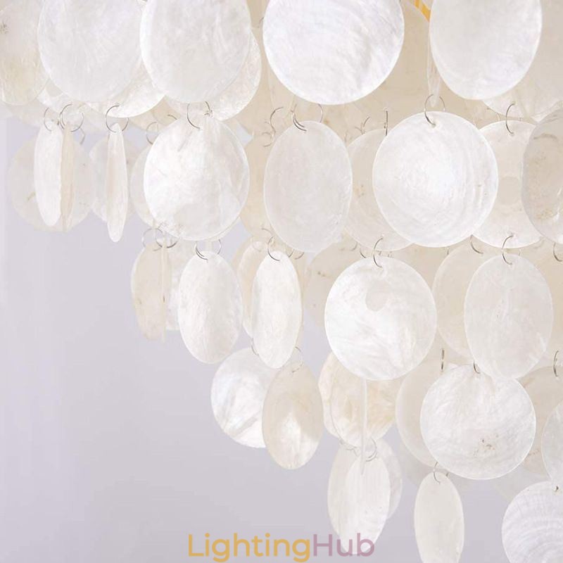 European Seashell Pendant Light Contemporary Hanging Light