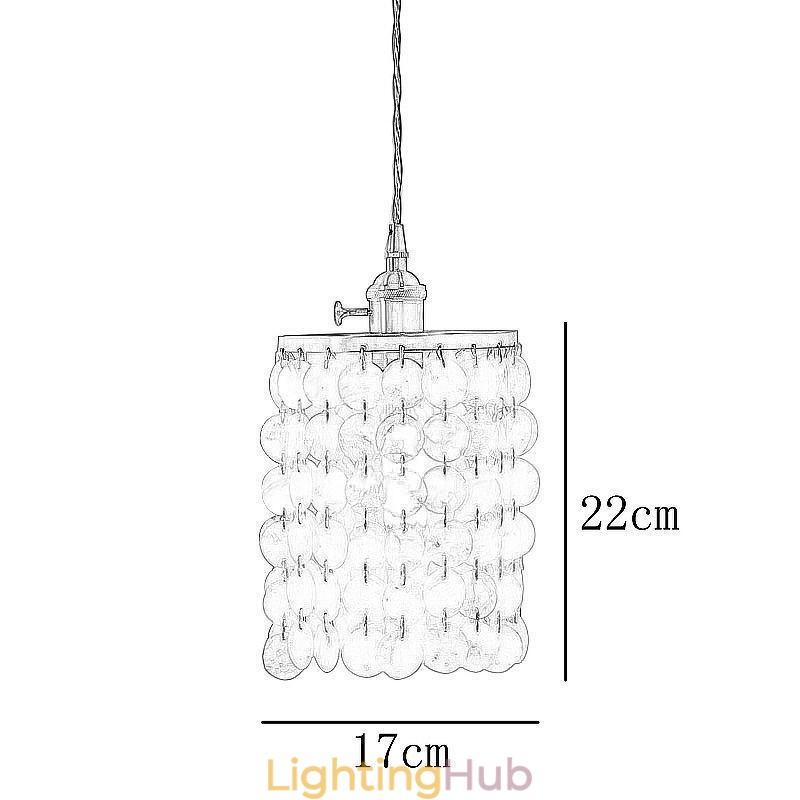 Modern Classic Chandelier White Shell Shade Pendant Ligthing Lamp Ceiling