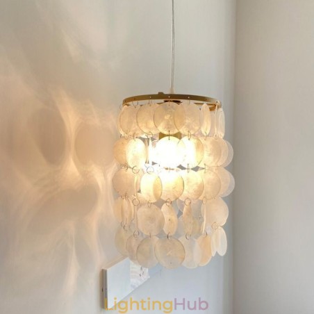 Modern Capiz Pendant Light Contemporary Mini Hanging Ceiling Lighting Dining Modern Capiz Pendant Light Contemporary Mini Hanging Ceiling Lighting Dining