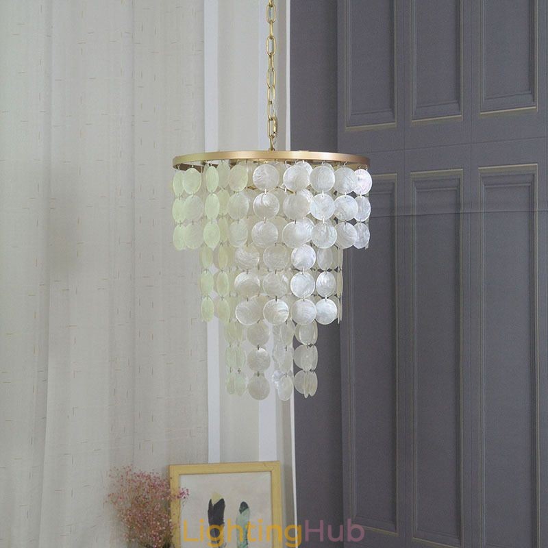 Contemporary Shell Hanging Ceiling Lighting