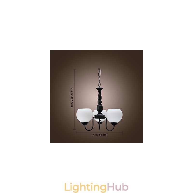 Traditional Classic Candle Style Bronze Chandelier
