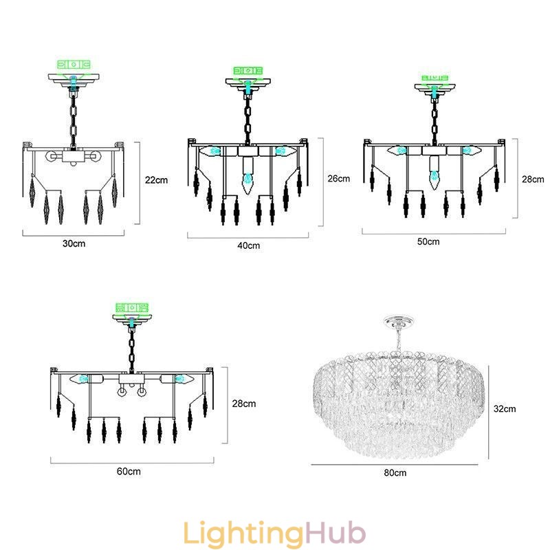 Luxury European Pendant Light Crystal Ceiling Light