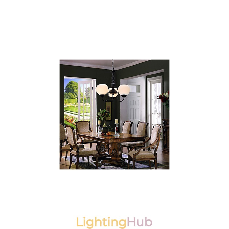 Traditional Classic Candle Style Bronze Chandelier