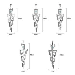 Sparkling Pendant Light Large Ceiling Light